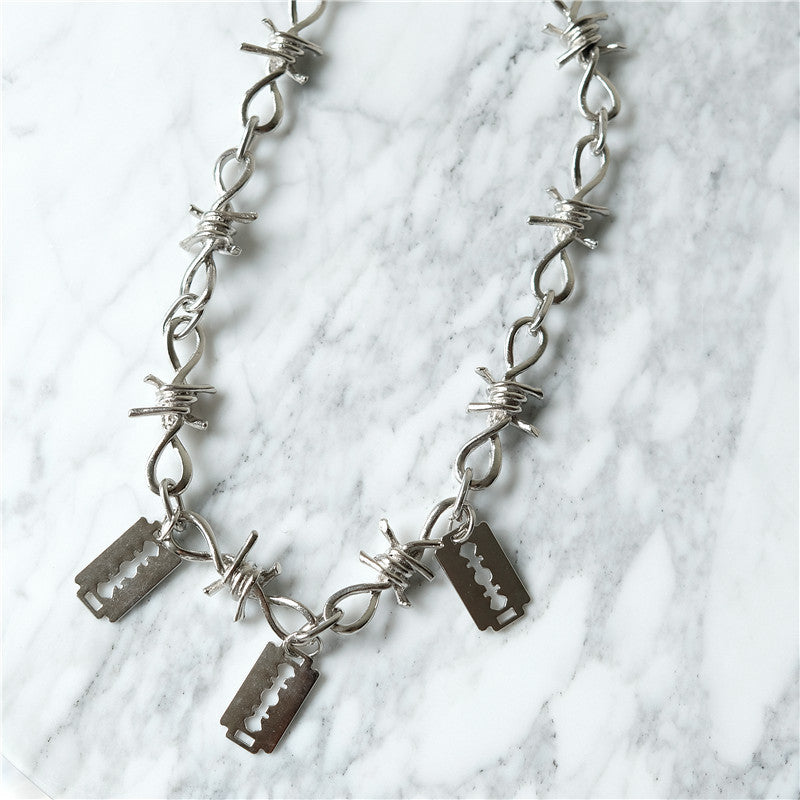 Thorn RazorBlade Necklace