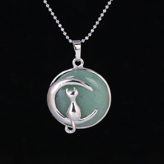 Moon Cat Necklace