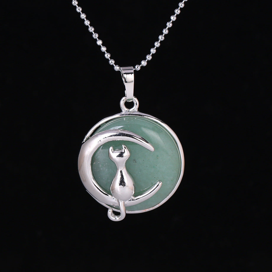 Moon Cat Necklace