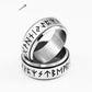 Nordic Rune Rotatable Ring
