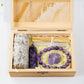 Natural Crystals Wooden Box Set