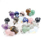 Natural Crystal Mini Mushroom Necklace